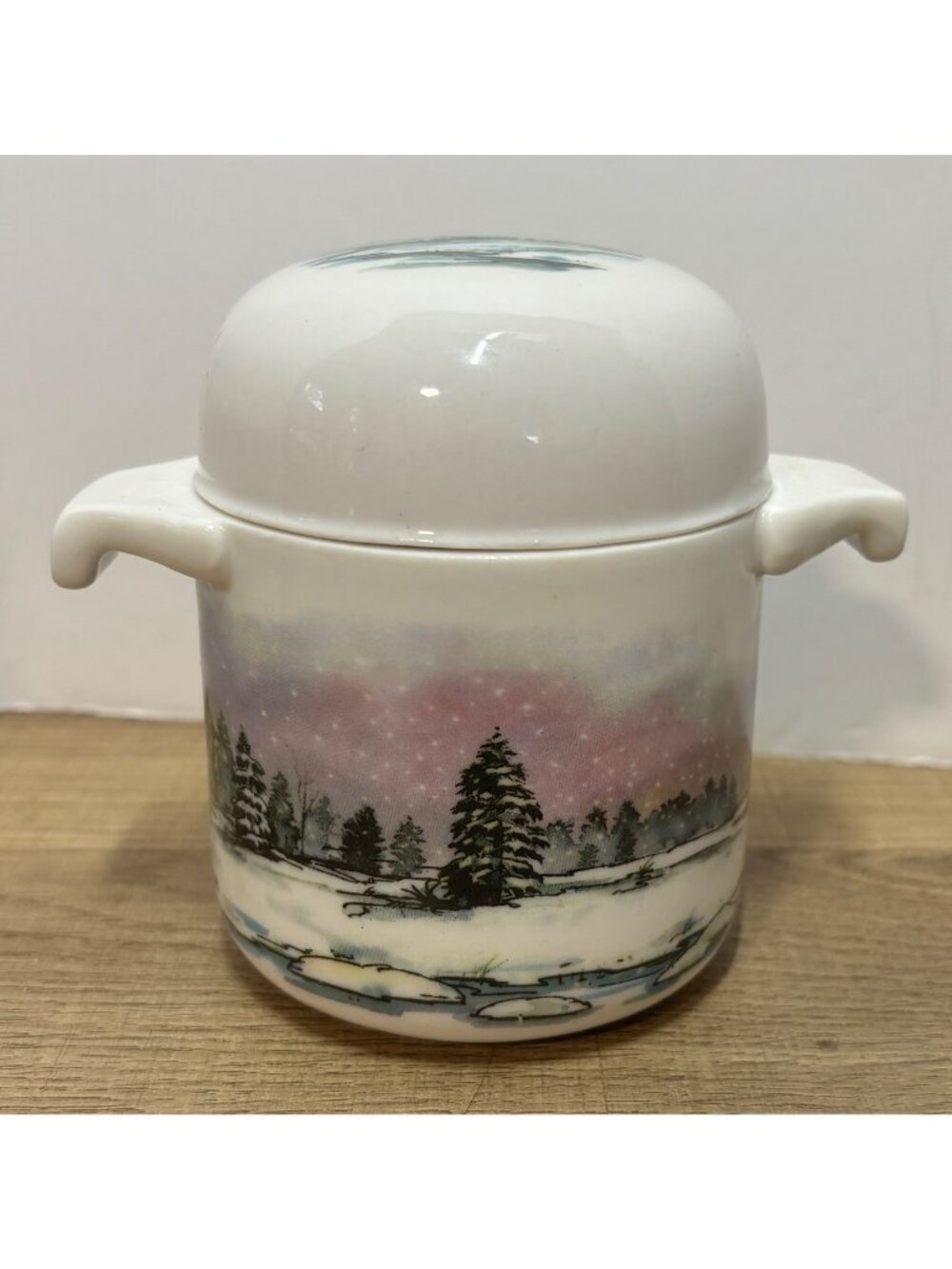 Bone China Candle Made For Shaklee Corporation Made in Taiwan Vintage 1980s